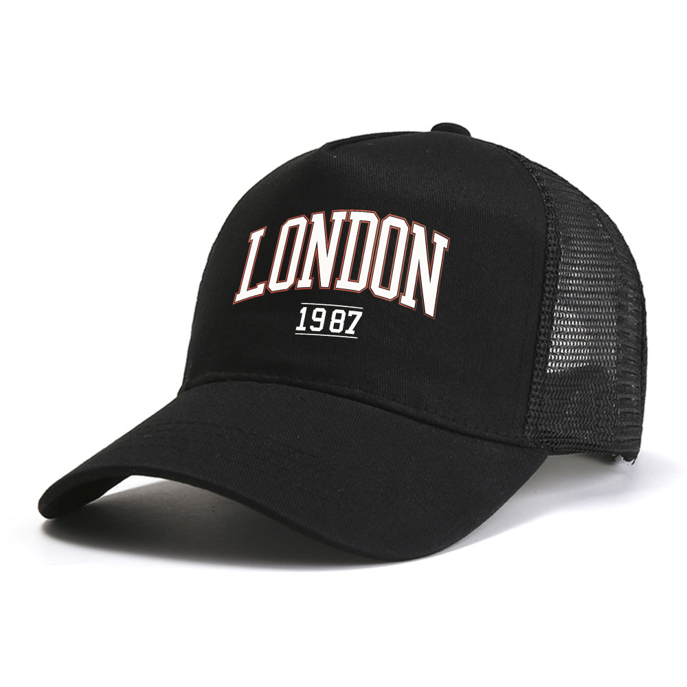 Women'S Fashion London - Londra 1987 beyzbol şapkası Baskı Erkek