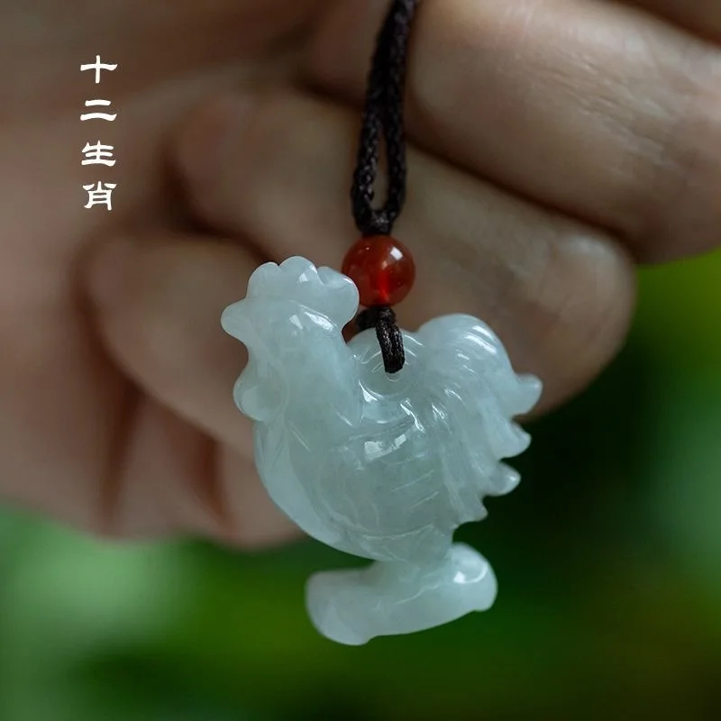 Women Fashion Jewellery - Doğal zümrüt çin üç boyutlu zodyak