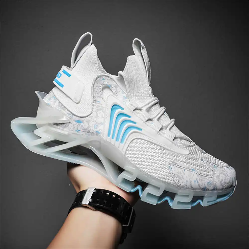 Women'S Fashion Hiking Boots - Mavi Slipon Uzun Pembe Çizmeler Açık