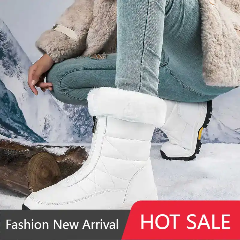 Women'S Fashion Hiking Boots - Kadın Bot Spor Ayakkabı Yürüyüş Gümüş