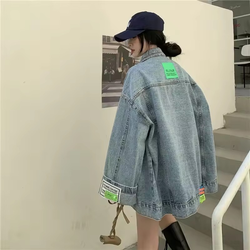 Women'S Fashion Denim Jacket - 2025 Yeni Moda Denim Ceket Kadın
