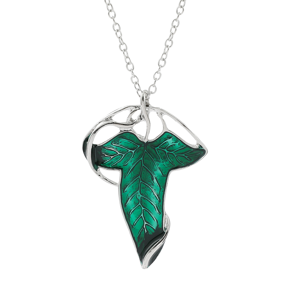Women Fashion Jewellery - Vintage Yeşil Yaprak Kolye Kolye Zarif