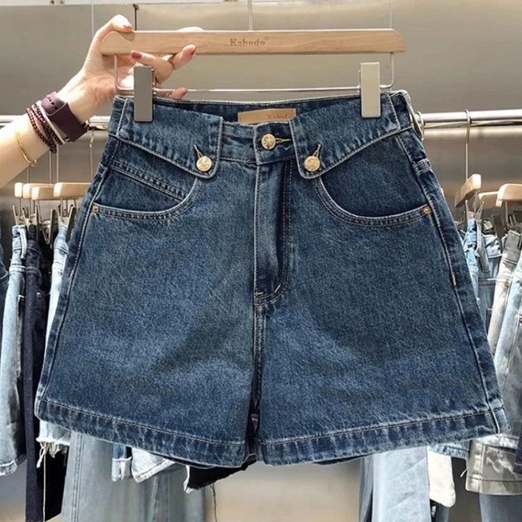 Denim Shorts Women - Kadınlar İçin Özel Tasarım Yüksek Bel