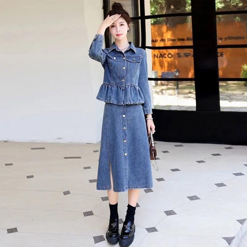 Women'S Fashion Denim Jacket - Kovboy ceket kadın yeni 2024 ilkbahar