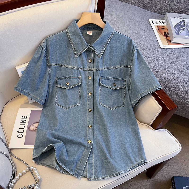 Retro denim gömlek kadınlar iç - Women'S Fashion Denim Jacket incelemesi ve fiyatı