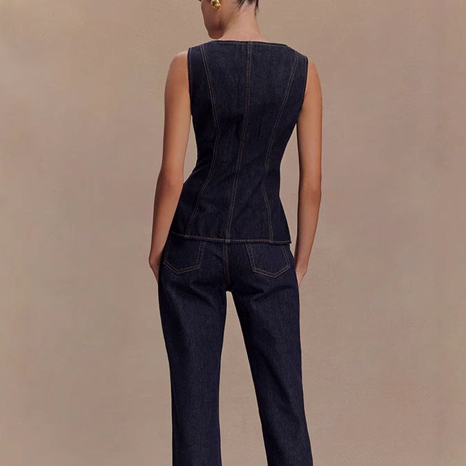 Yaz Kot Pantolon Setleri Kadın - Women Fashion Jeans Top incelemesi ve fiyatı