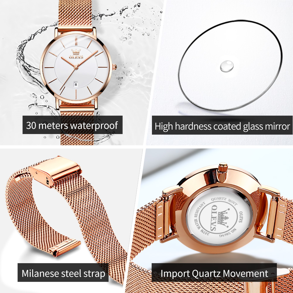 OLEVS Kadın Izle 5869 Zarif Mo - Women'S Fashion Gifts incelemesi ve fiyatı