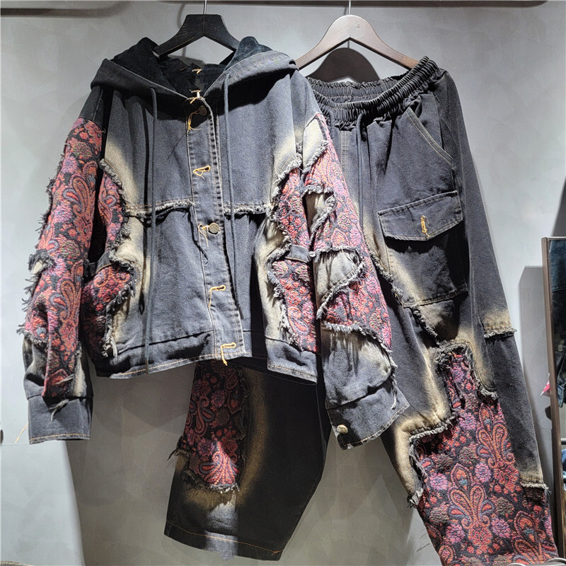 WTHT Moda Kadın Yıkama Patchwo - Women'S Fashion Denim Jacket incelemesi ve fiyatı