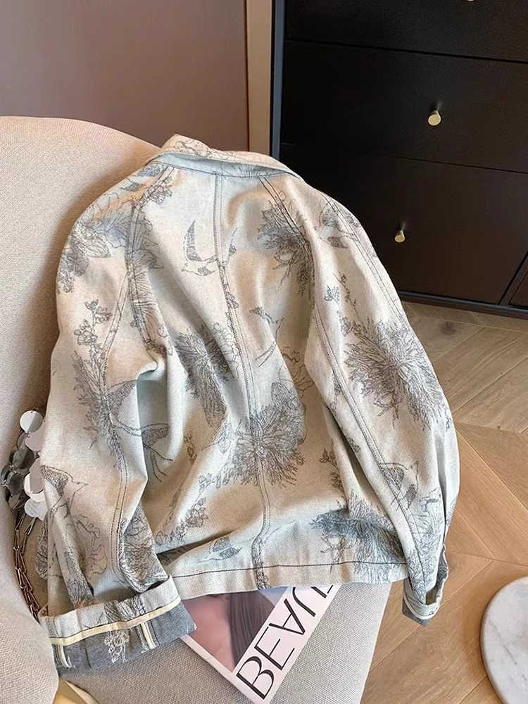 Kadın Açık Gri Baskılı Kot Cek - Women Fashion Jeans Top incelemesi ve fiyatı