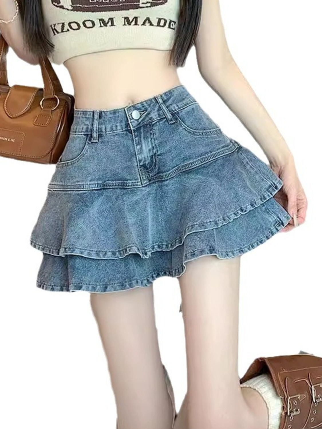 Kadın Vintage Yıkanmış Kot Kat - Denim Shorts Women incelemesi ve fiyatı