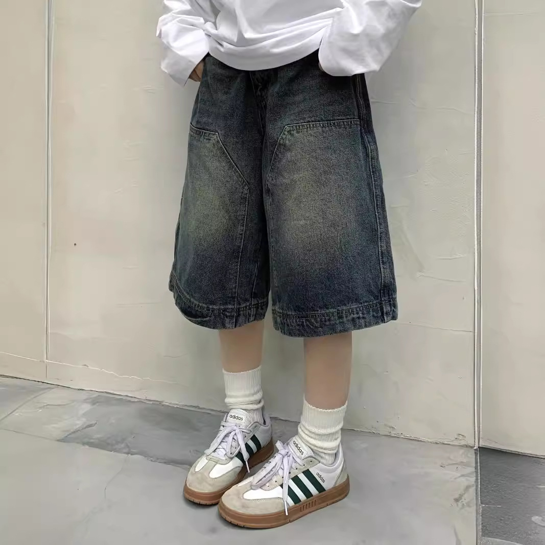 Kadınlar Y2K Vintage Bol Paça  - Denim Shorts Women incelemesi ve fiyatı