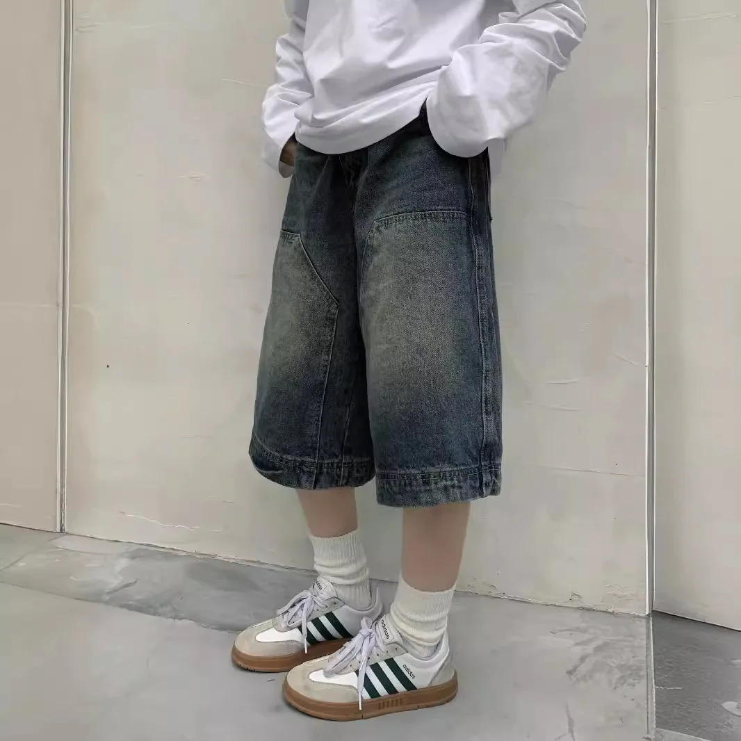 Kadınlar Y2K Vintage Bol Paça  - Denim Shorts Women incelemesi ve fiyatı