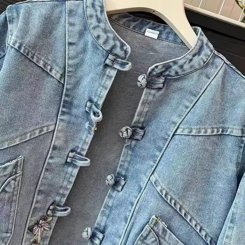 2025 İlkbahar Sonbahar Yeni Mo - Women Fashion Jeans Top incelemesi ve fiyatı