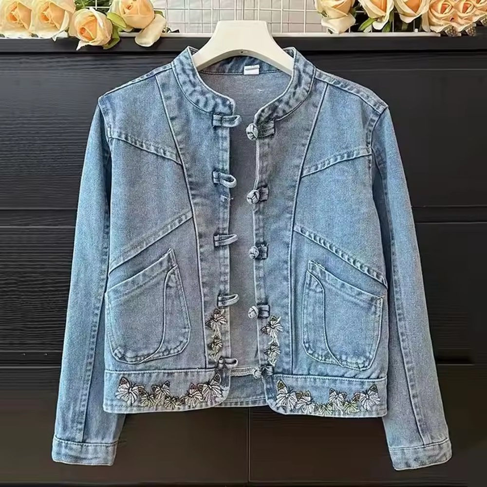 2025 İlkbahar Sonbahar Yeni Mo - Women Fashion Jeans Top incelemesi ve fiyatı