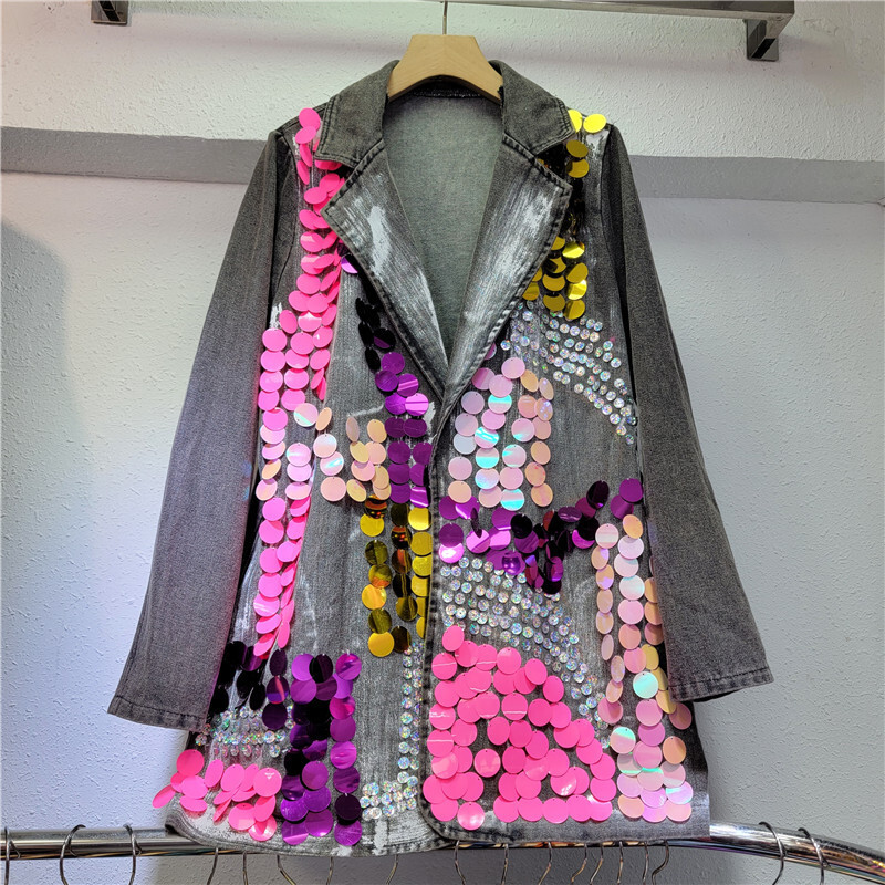 ANJY Sonbahar Yeni Kadın Ins T - Women'S Fashion Denim Jacket incelemesi ve fiyatı