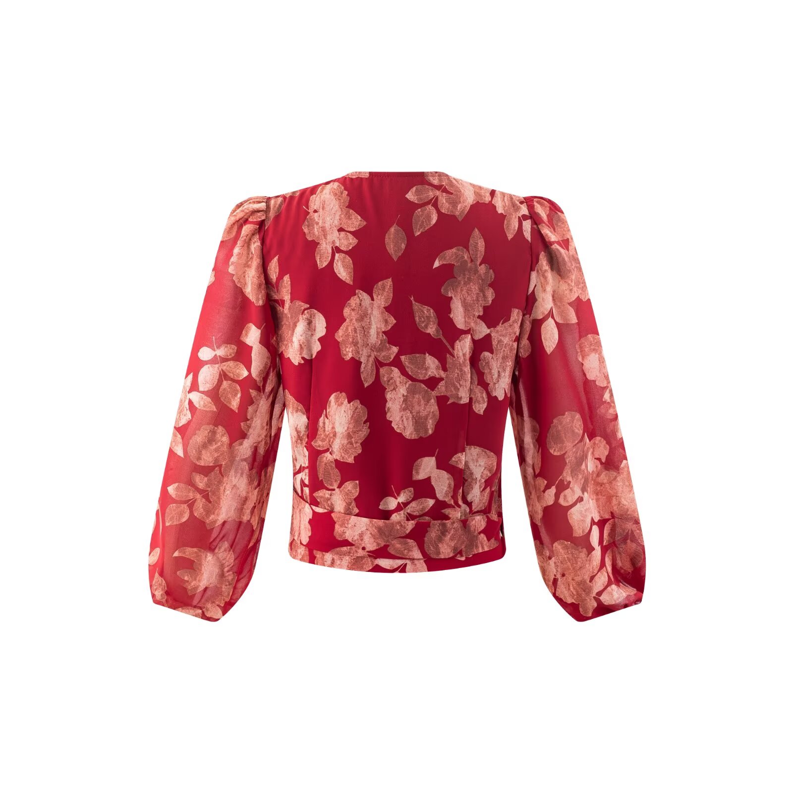 Kadın V Yaka Wrap Bandaj Bluzl - Wrap Blouse Chiffon incelemesi ve fiyatı