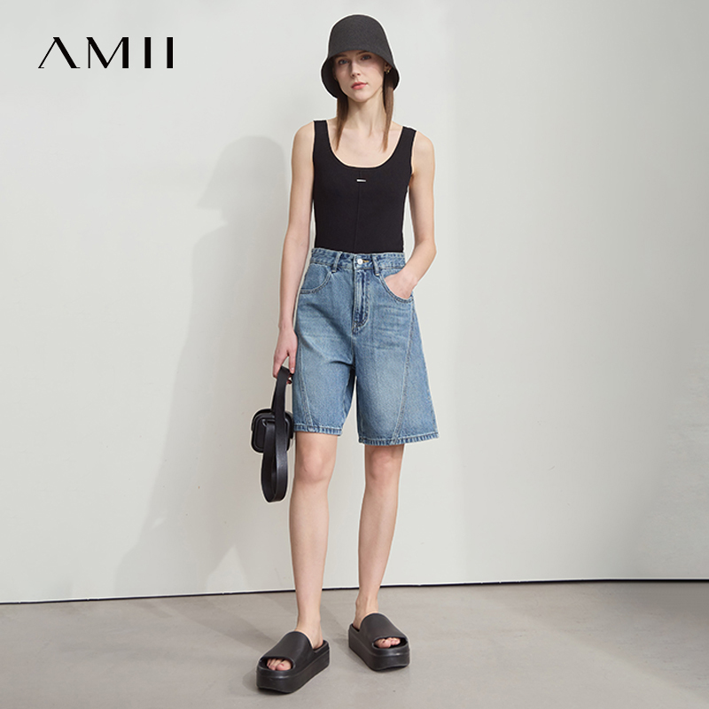 AMII Kadın Kot Şort Minimalist - Denim Shorts Women incelemesi ve fiyatı