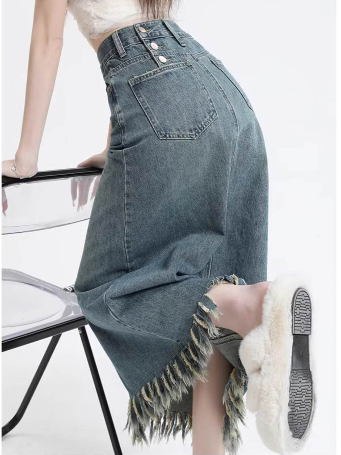 Kadın Yüksek Bel Vintage Yıkan - Denim Shorts Women incelemesi ve fiyatı