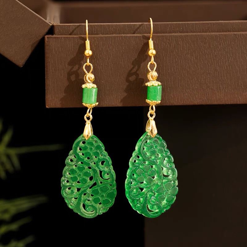 925 Gümüş Doğal Yeşil Yeşim Oy - Women Fashion Jewellery incelemesi ve fiyatı