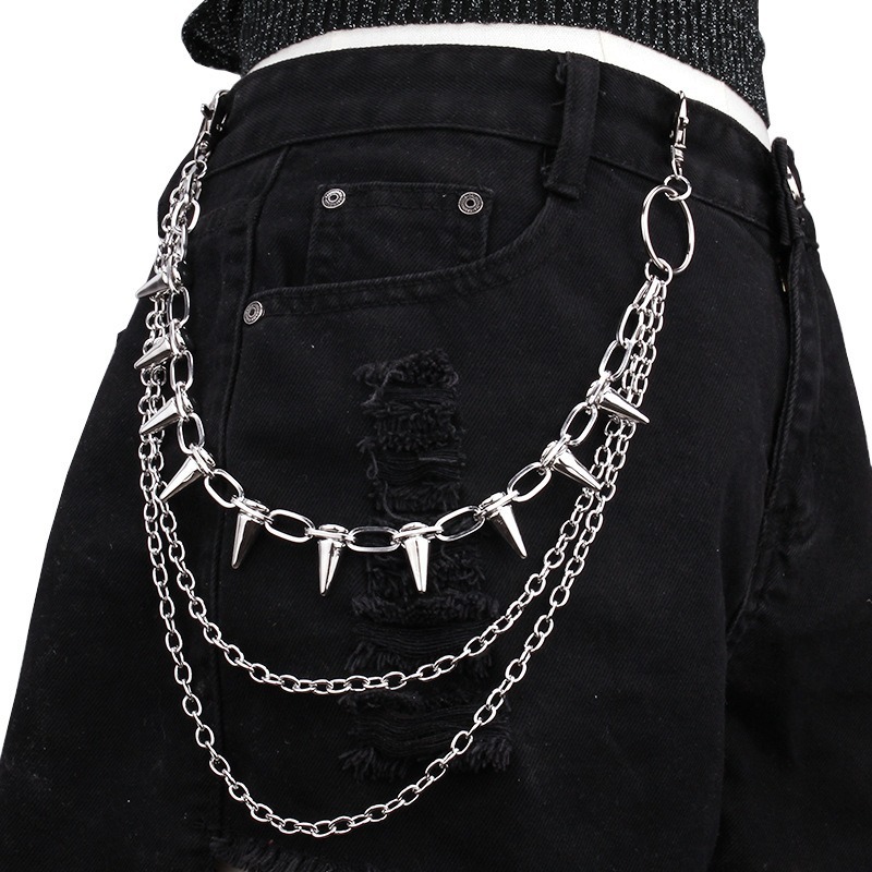 Hip Hop Punk Rock Metal Pantol - Women Fashion Jewellery incelemesi ve fiyatı