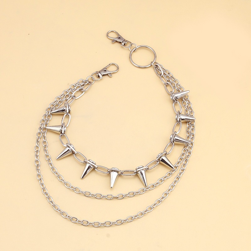 Hip Hop Punk Rock Metal Pantol - Women Fashion Jewellery incelemesi ve fiyatı
