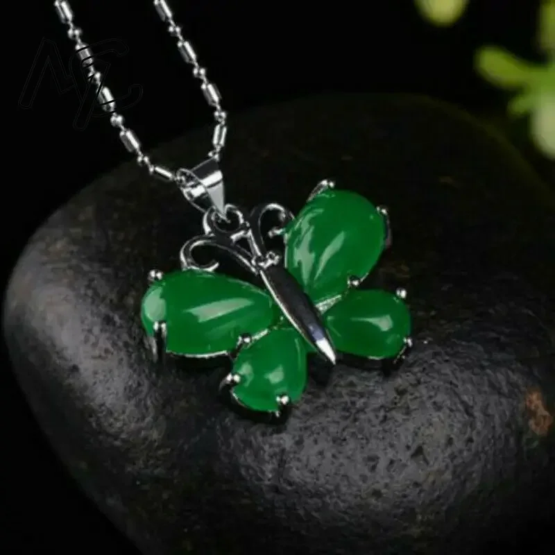 S925 Gümüş Yeşil Yeşim Kelebek - Women Fashion Jewellery incelemesi ve fiyatı