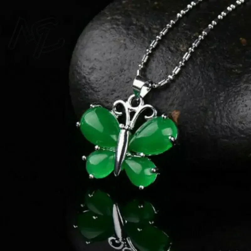S925 Gümüş Yeşil Yeşim Kelebek - Women Fashion Jewellery incelemesi ve fiyatı