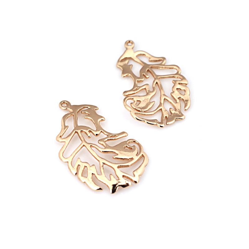 18K altın renk pirinç tüy Char - Women Fashion Jewellery incelemesi ve fiyatı
