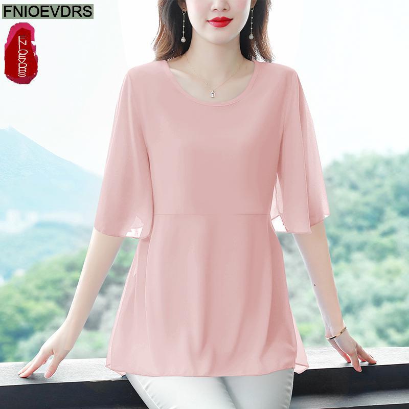 M-4XL gevşek giysiler 2023 kad - Wrap Blouse Chiffon incelemesi ve fiyatı
