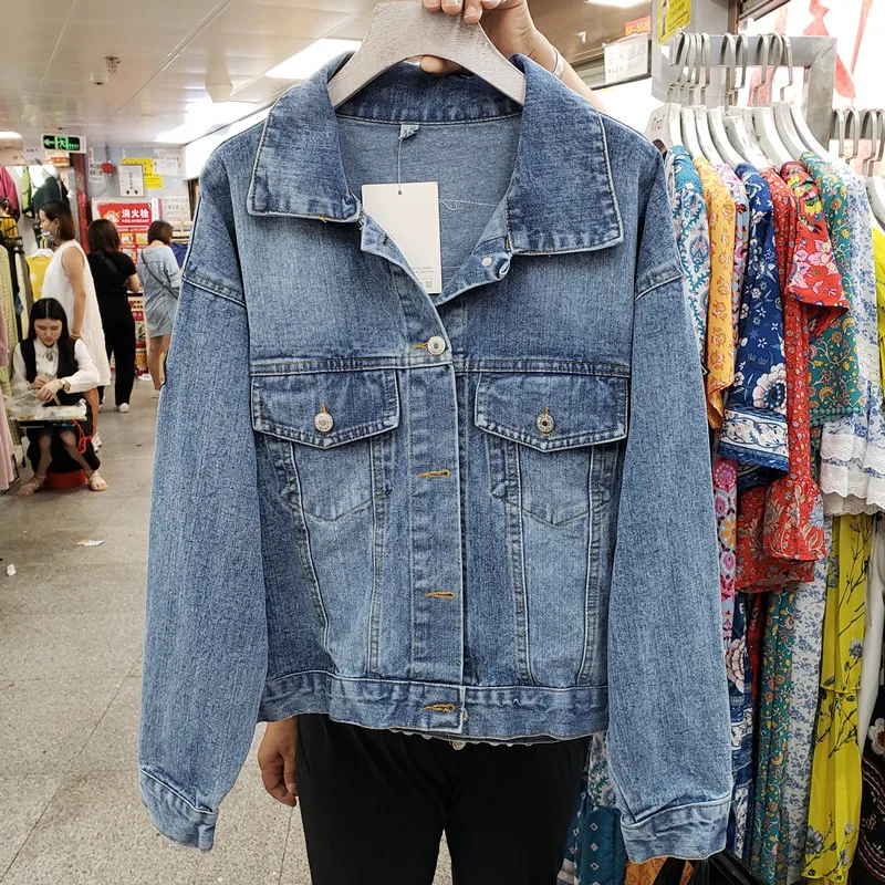 Vintage Mavi Nakış Payetler Pü - Women'S Fashion Denim Jacket incelemesi ve fiyatı