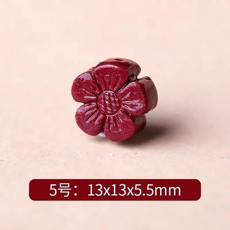 5 adet doğal Cinnabar çin bayk - Women Fashion Jewellery incelemesi ve fiyatı